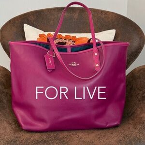 COACH CITY TOTE 2015 LEATHER W/HANGTAG STYLE F35355